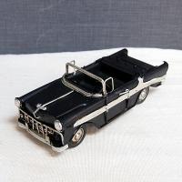 ブリキのおもちゃ車 クラシックオープンカー(旧車)／ブラック(S