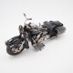 ブリキのおもちゃバイク ハーレーダビッドソンモデルアメリカンオートバイ／ブラック(Mサイズ)