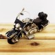 ブリキのおもちゃバイク ハーレーダビッドソンモデルアメリカンオートバイ／ブラック(Sサイズ)