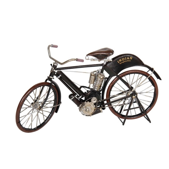 ブリキのおもちゃ自転車 インディアンモデル(二輪)(Mサイズ)