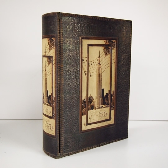 【背表紙オープン型】BOOK BOX ブックボックス(本型箱)(Lサイズ)／28288