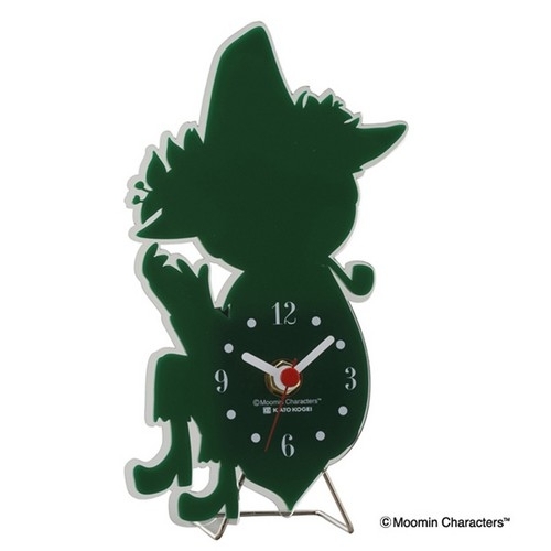 【ムーミン雑貨】ムーミンキャラクター シルエットミニ置時計【取り寄せ品／納期1週間前後】