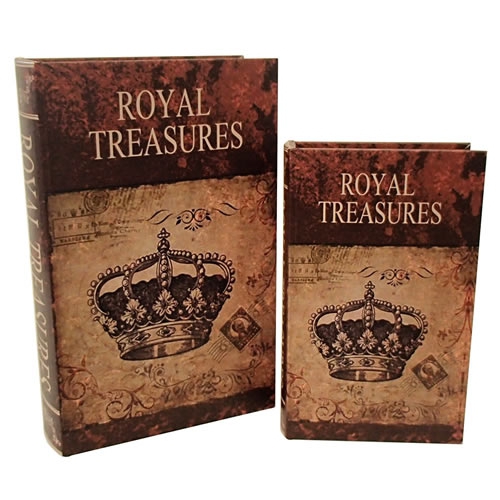 BOOK BOX ブックボックス 2個セット(本型箱)(特大LL・LLサイズ)／ROYAL TREASURES【取り寄せ品／納期1週間前後】