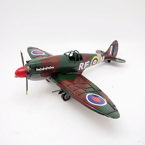 ブリキのおもちゃ飛行機スーパーマリン スピットファイアモデルイギリス戦闘機(Mサイズ)