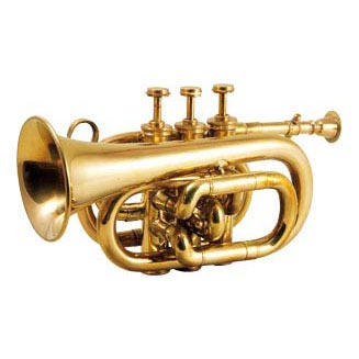 ブリキのおもちゃ楽器 コルネット
