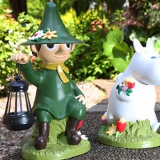 【ムーミン雑貨】ソーラーランタン／スナフキン(小)【取り寄せ品／納期1週間前後】