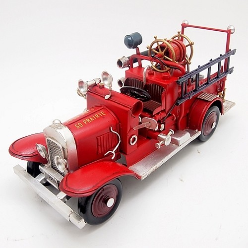 ブリキのおもちゃ車 レトロ消防車 はしご車 Mサイズ 大人のインテリア雑貨 通販