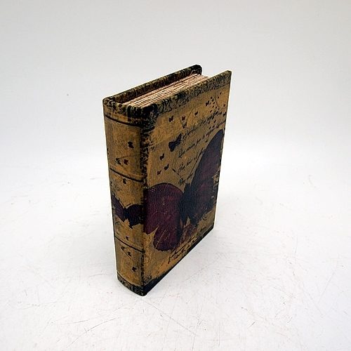 BOOK BOX ブックボックス(本型箱)(SSサイズ)／red  butterfly
