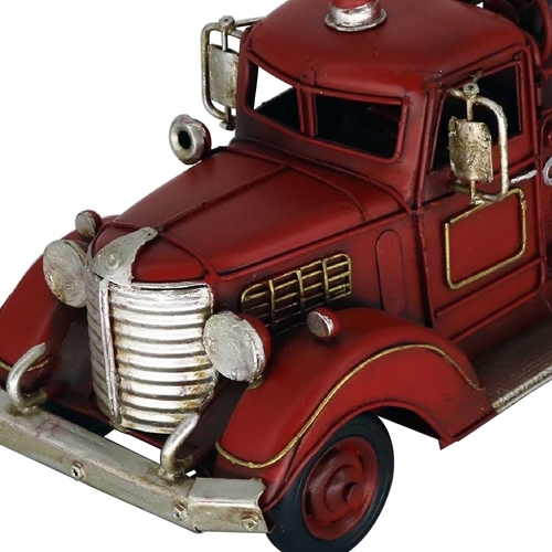 ブリキのおもちゃ車 レトロ消防車 ポンプ車 Mサイズ 大人のインテリア雑貨 通販