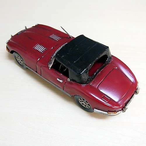 ブリキのおもちゃ車 ジャガー(JAGUAR) Eタイプモデル(Mサイズ)